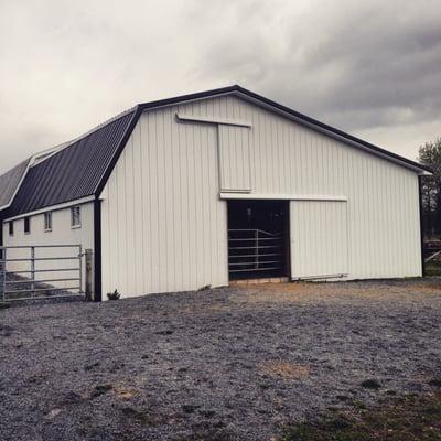 New metal siding, and roofing! Installed by Shirk Brothers