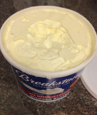 Whipped Butter is Hard to spread when I used it this morning. 04/19/20