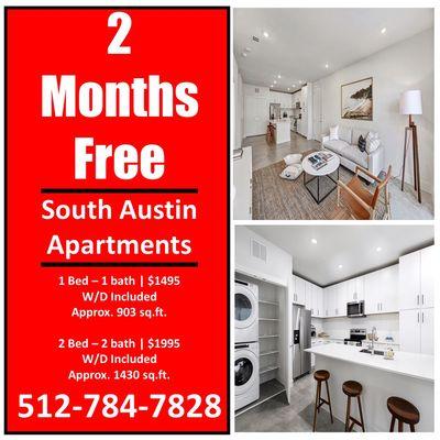 South Austin Apartments | 2 Months Free