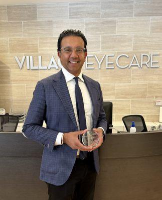 Dr. Sarai has been recognized with an award for being the top practitioner in the US.