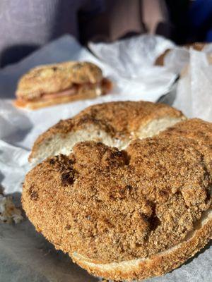 This was their cinnamon toast crunch bagel