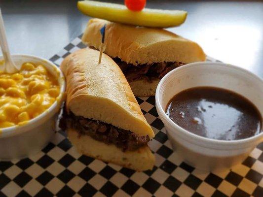 French dip with a choice of any side...