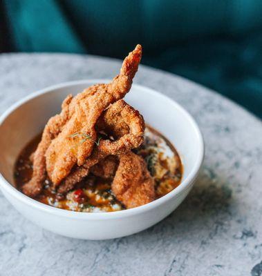 Mississippi Catfish & Serrano Cheese Grits