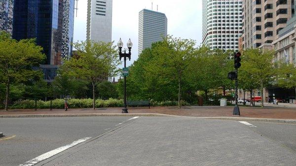 Boston's Dewey Square Park