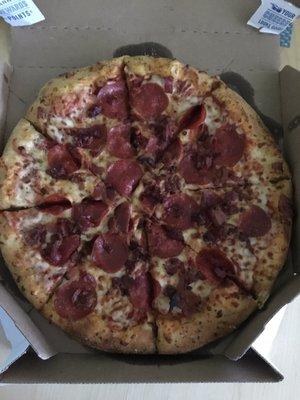 Pepperoni and bacon