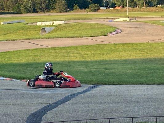 Rental karts are fun to drive. They're hard to drive, but I recommend doing this before you get your own kart.