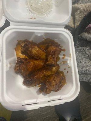 Terayki wings. Fake