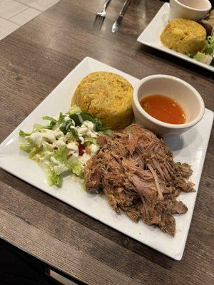 Dinner Pernil Al Horno with Mofongo