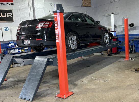 Our alignment rack.