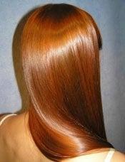 Another After an Expert Real Pure Brazilian Keratin Straightening Treatment & Color, which turned the hair Silky & Shinny