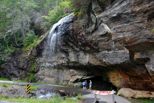 It was a lot more fun when you drive under the falls and get a car wash at the same time