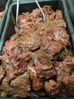 Delicious steak tips