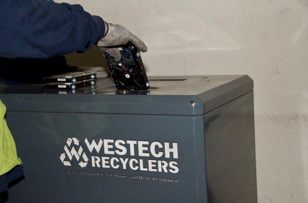 No worries about your data. We protect everyone's data by wiping or shredding.