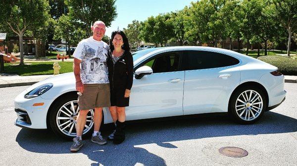 Congratulations to Toni and Terry Ageno on purchasing your 2017 Porsche Panamera 4S