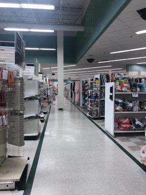 Aisle in the store