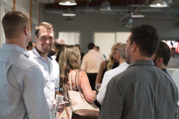 A candid moment from the FundLoans open house!