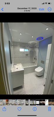 Bathroom remodel