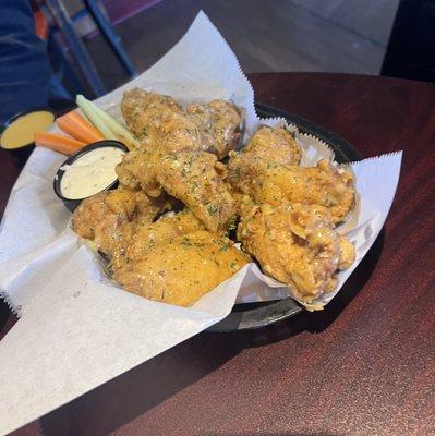 Parmesan Garlic Chicken Wings