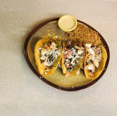 Bac/shrimp tacos