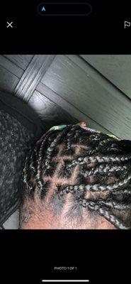 Small knot less braids i paid $300 for