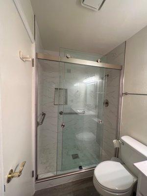 Amazing job on the shower from start to finish