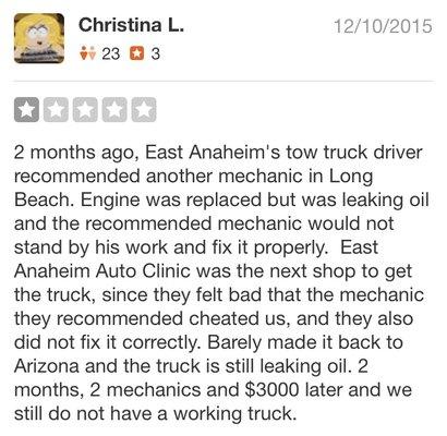 Another hidden Auto Clinic review