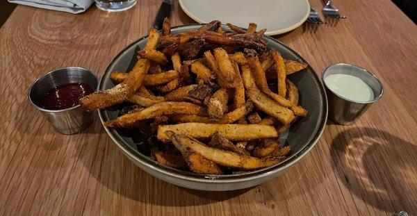 Season fries - absolutely delicious