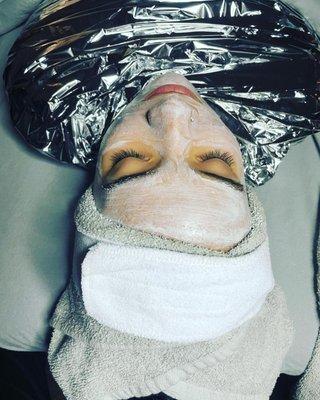 Our future estheticians are giving each other blissful body wraps with Sedona masks and refreshing facials using ice globes. Book in today!