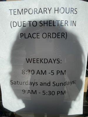 Their emails and Google Maps hours still say 7pm, but they actually close at 5pm.