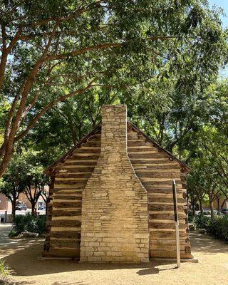 John Neely Bryan Cabin City of Dallas founder's original log cabin