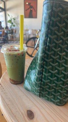 Strawberry Iced Matcha