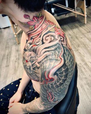 Red eye dragon!!! By artist Taylor!!!