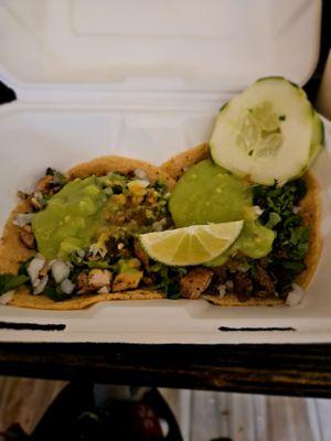 Tacos: Carne Asada y Pollo Asado