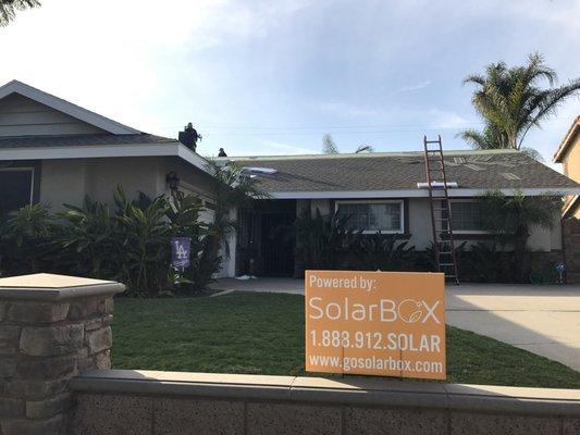 3000 Sq ft reroof with a 9kw system all installed under 45days.