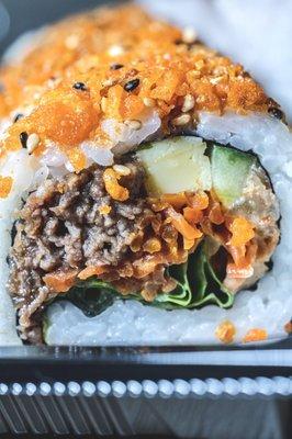 Meat Lover Sushi Roll.