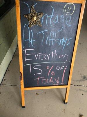 Sale at Vintage At Tiffanys today only!!!!