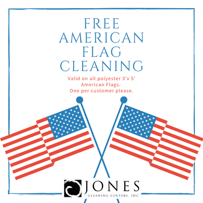 Get your American Flag cleaned for the Summer!