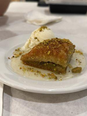 Baklava with pistachio