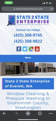 Www.state2statecleaningenterprise.com  Or contact us at (425)308-9822 or (425)308-9745  Email at state2stateenterprise1@gmail.com