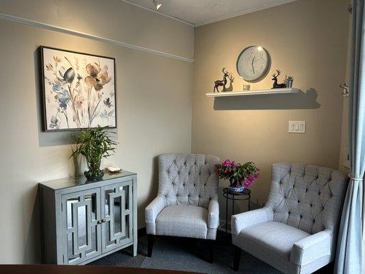 Our comfortable and inviting waiting area