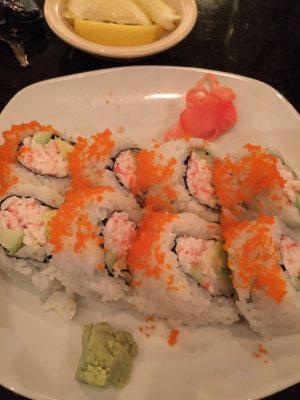 Golden California roll