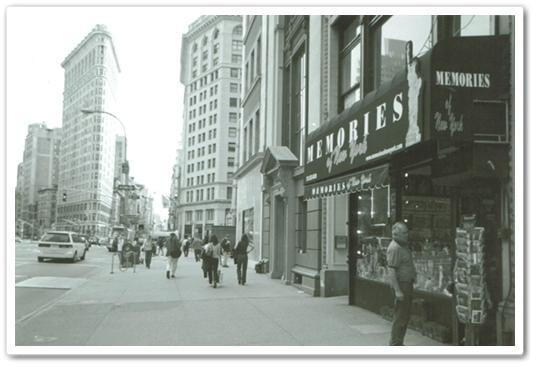 This is the 5th ave entrance with a view of the Flatiron Blding. Very nice area. (Taken form their website)