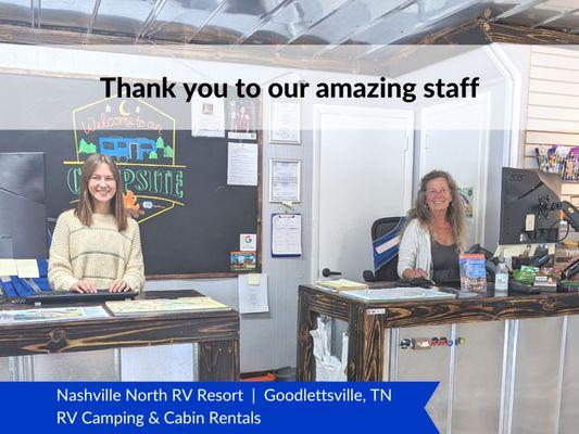 We want to take a moment to express our heartfelt appreciation and gratitude to the incredible staff members.