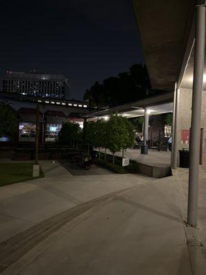 Outdoor courtyard