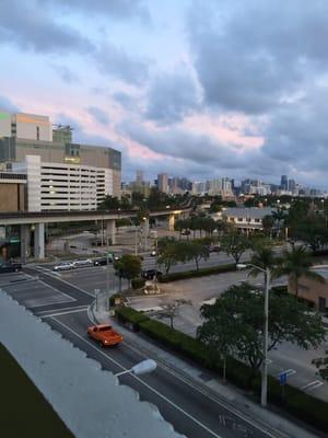 View from parking garage! So far can't complain about their service.