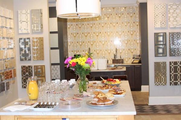 One of our most recent showroom events!