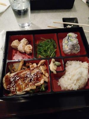 Chicken teriyaki dinner bento