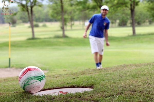 Come try Foot Golf (Soccer Golf) at the areas ONLY course