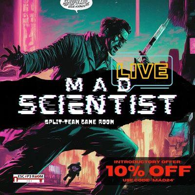 Mad Scientist: Arizona's First 2-Room Combo Escape Room!