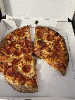 Pepperoni pizza